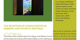 Tagungsflyer Reception of Exodus motifs